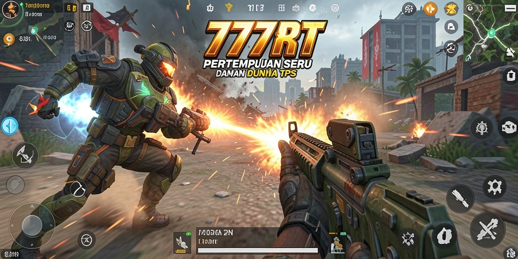 Tampilan gameplay seru dalam <strong>777RT</strong> dengan aksi pertempuran yang mendebarkan.