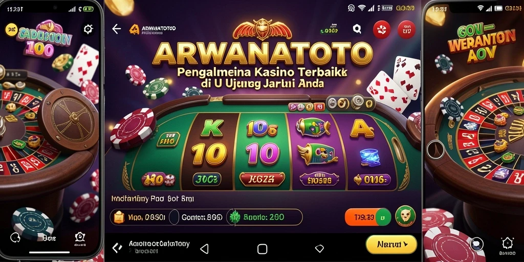 Gameplay menarik di ARWANATOTO dengan berbagai pilihan permainan Kasino.