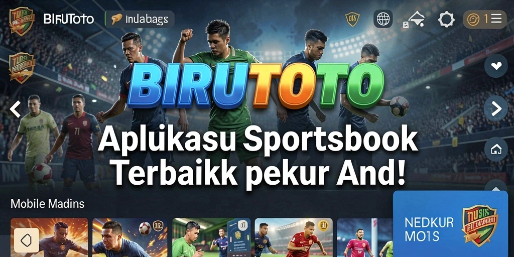 Tampilan menarik dari gameplay BIRUTOTO di era sportsbook.