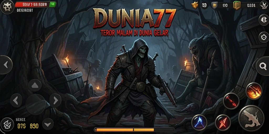 Tampilan gameplay yang menyeramkan dan penuh ketegangan.