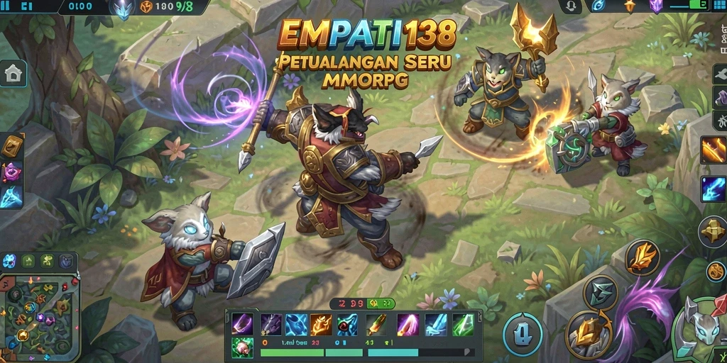 Tampilan gameplay EMPATI138 dalam dunia fantasi yang menakjubkan.