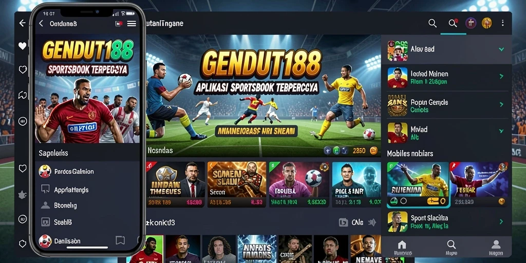Screenshot GENDUT188 menampilkan antarmuka taruhan yang menarik.