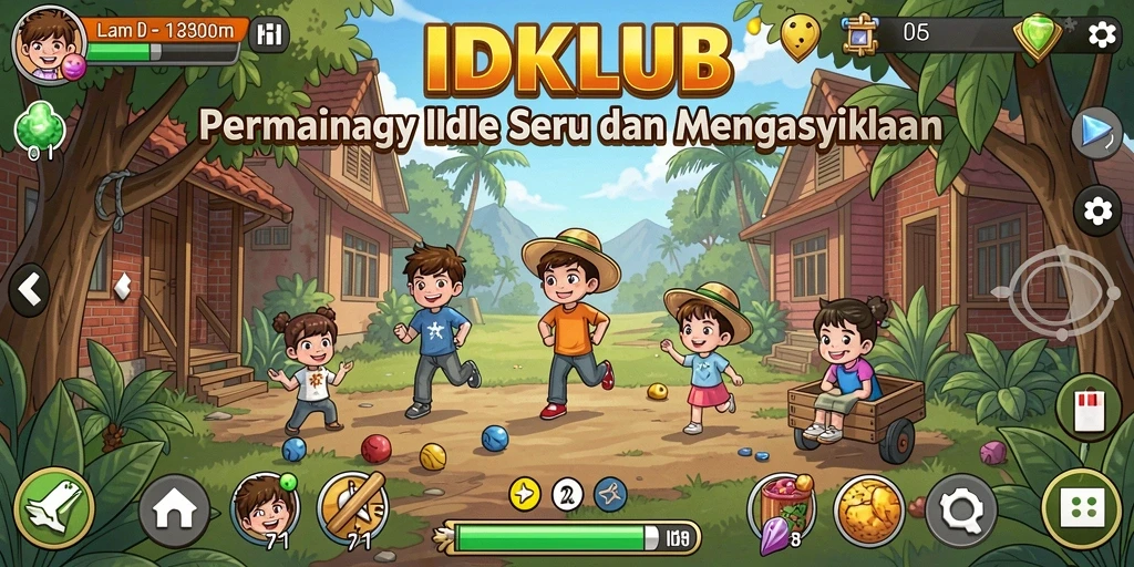 Tampilan gameplay IDKLUB yang menarik dan dinamis.