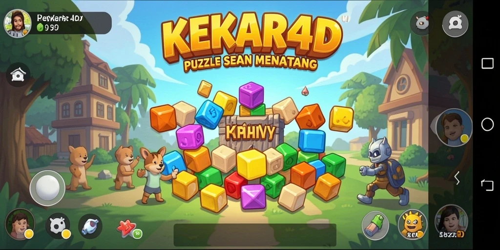 Tampilan gameplay KEKAR4D yang seru dan menantang.