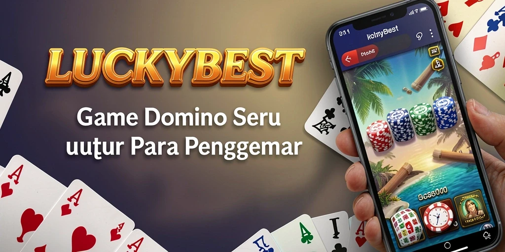Screenshot gameplay LUCKYBEST yang menampilkan suasana permainan Domino yang seru.