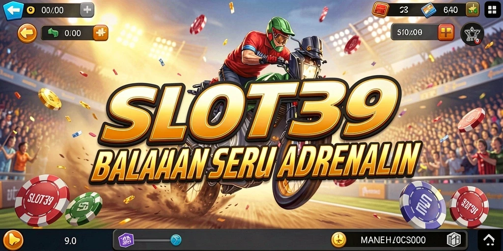 Tampilan gameplay SLOT39 yang mendebarkan dan penuh kecepatan.