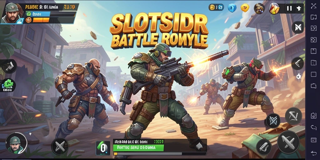 Gameplay Battle Royale yang menegangkan di SLOTSIDR.