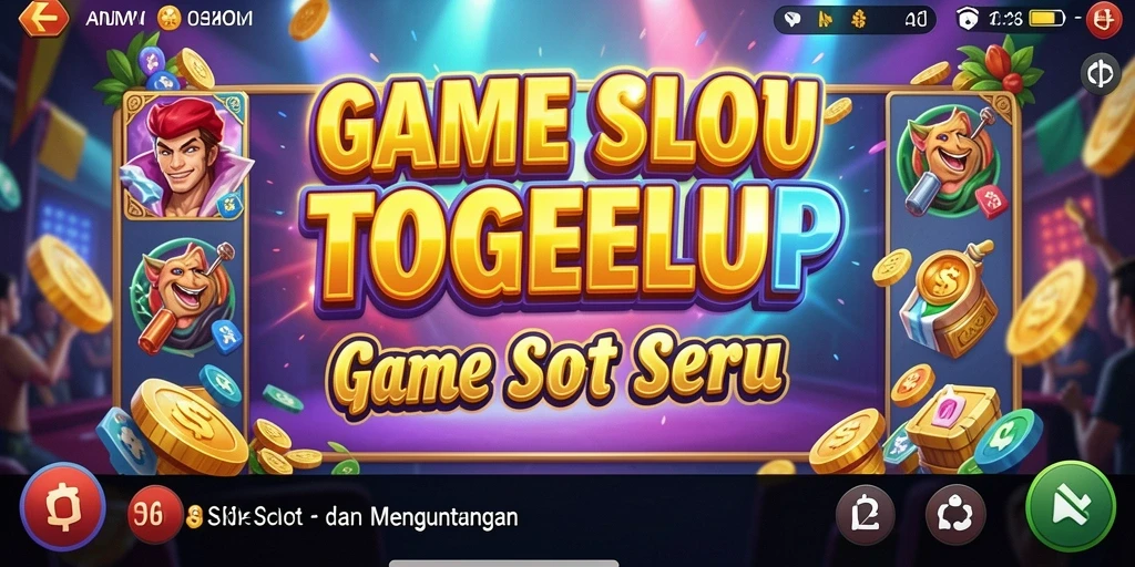 Tampilan gameplay Slot TOGELUP yang mengasyikkan dan penuh warna.