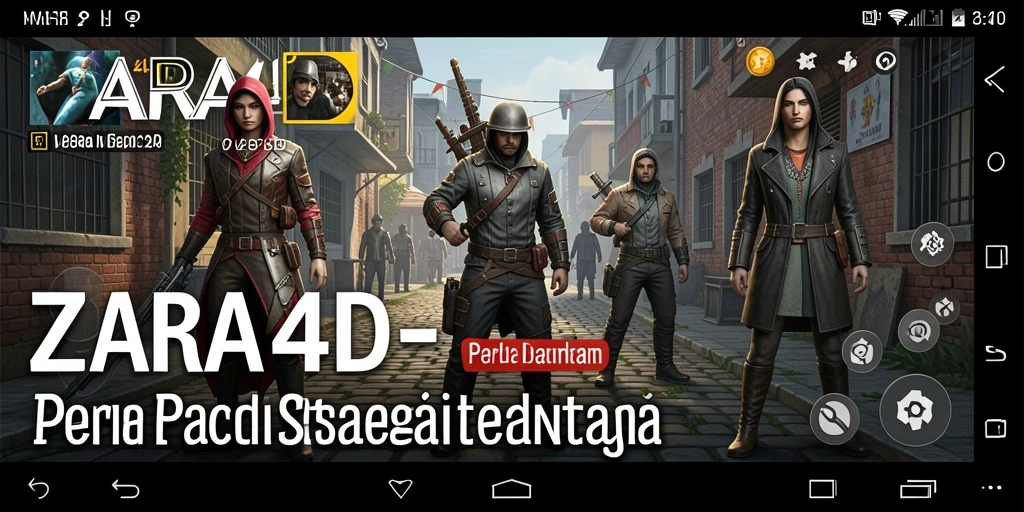 Screenshot dari gameplay ZARA4D menunjukkan pertempuran strategis yang mendebarkan.
